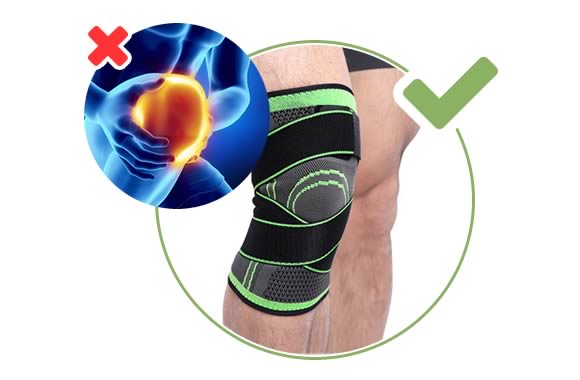 Joelheira de Compressão Articular com Ajuste
